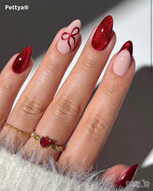 Изкуствени нокти 24бр. №30, снимка 1