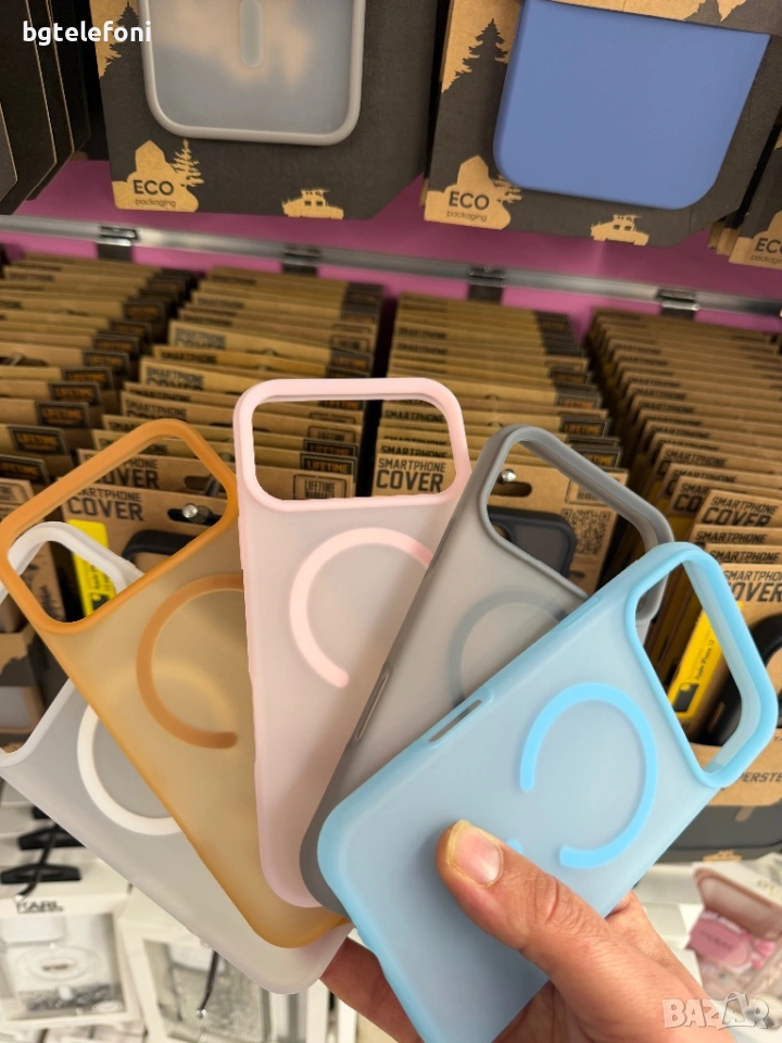 iPhone 17,iPhone 17 Pro,iPhone 17 Pro Max матиран силикон с MAGSAFE, снимка 1