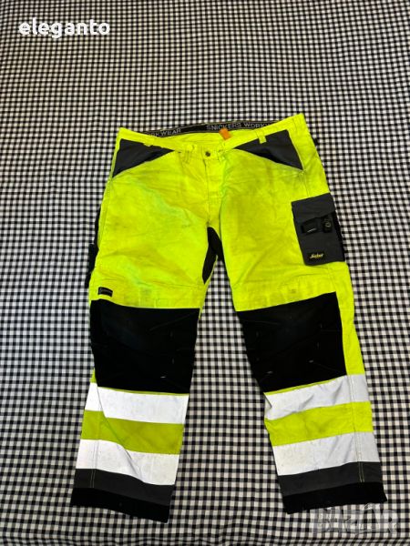 Snickers 6331 Hi-Vis CORDURA мъжки работен панталон размер 64//3XЛ, снимка 1