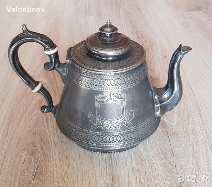 Старинна посребрена кана Armand Frénais , снимка 1