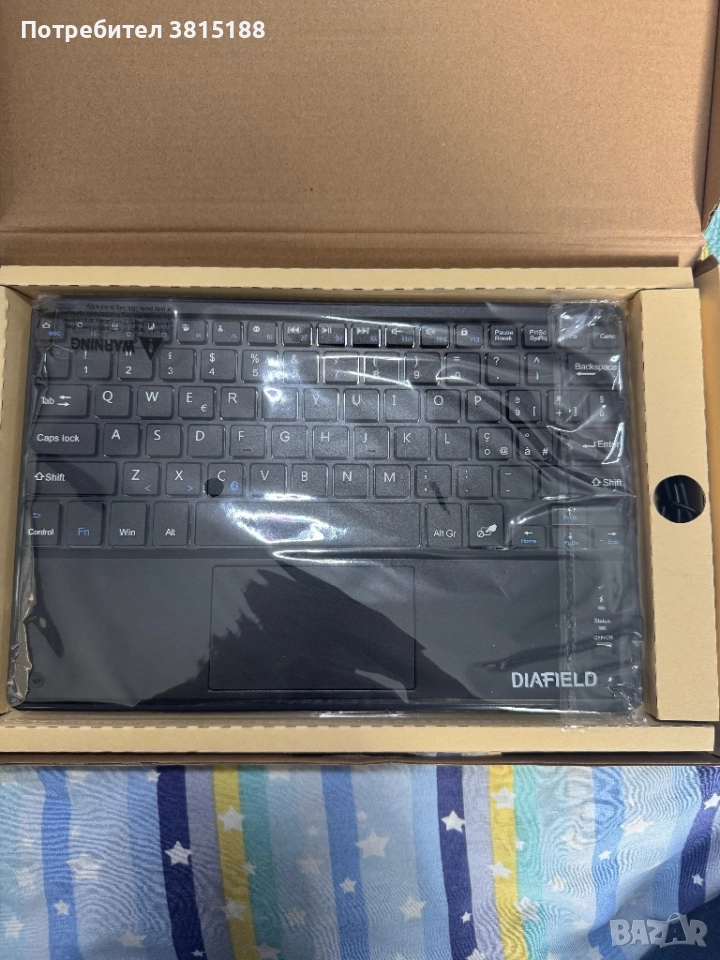 DIAFIELD 1byone Ултратънка безжична клавиатура, снимка 1