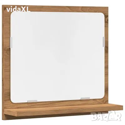 vidaXL Огледален шкаф за баня 40x11x37 cm Инженерна дървесина（SKU:856188）, снимка 1