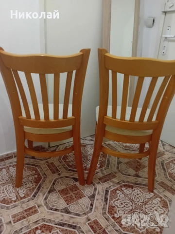 Дървени столове , снимка 2 - Столове - 53810225