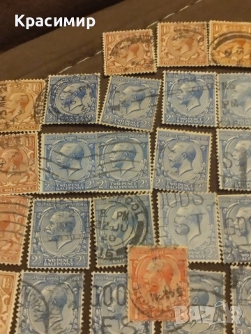 British Stamp - King George 5 .80 Броя !, снимка 9 - Филателия - 52425819