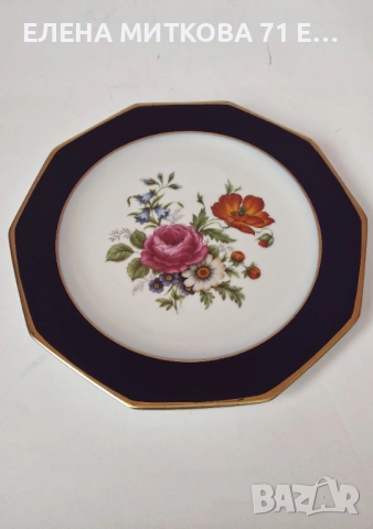 Whinterling Bavaria десертна чиния с многоъгълна форма, снимка 4 - Чинии - 53879540