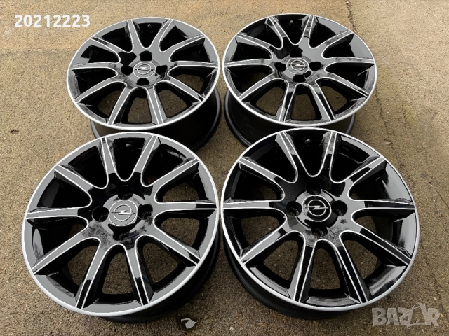 4 броя алуминиеви джанти за Opel Astra H,Opel Corsa D 16, снимка 2 - Гуми и джанти - 52582554