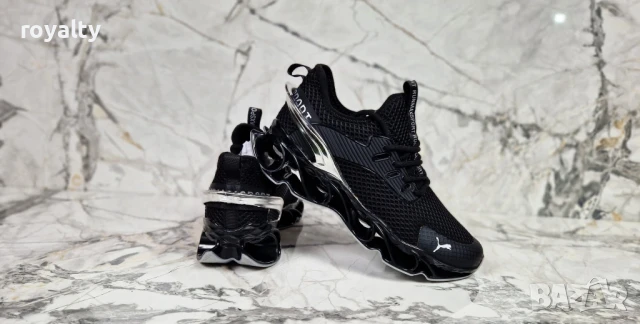 Puma спортни черни мъжки маратонки , снимка 5 - Маратонки - 51149273