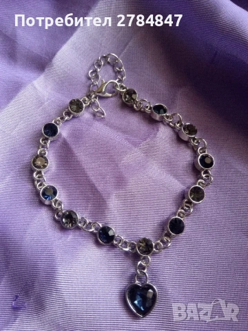 Гривна с кристали 