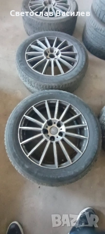 Джанти с гуми Michelin 235/55 R18 за Audi A8 – комплект, снимка 2 - Гуми и джанти - 54135315