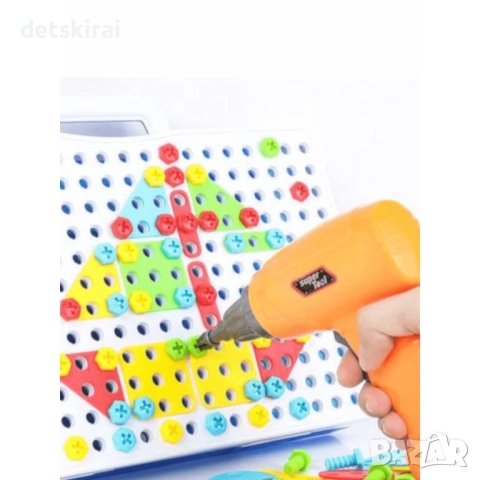 Конструктор - 3D мозайка с винтоверт, снимка 3 - Конструктори - 52283471