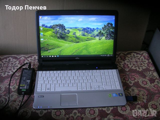 Лаптоп Fujitsu Lifebook A530 - Core i3, 4 GB RAM, 500 GB HDD, 2 ч.батерия, снимка 3 - Лаптопи за дома - 45158350