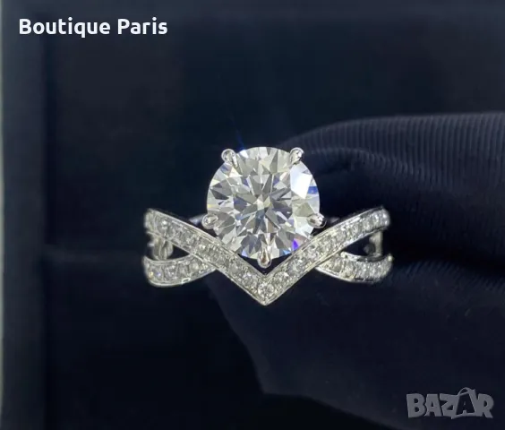 Chaumet пръстен мойсанит