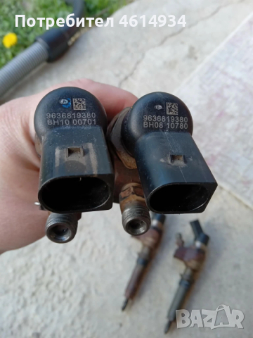 Дюзи  9636819380 Siemens 4броя за Пежо 307 SW 2000 дизел 90к.с 2003г , снимка 4 - Части - 54238721