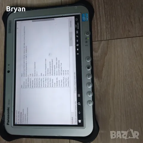 Panasonic ToughPad FZ-G1 4 ram 256 ssd Win 10 pro, снимка 3 - Таблети - 50340265