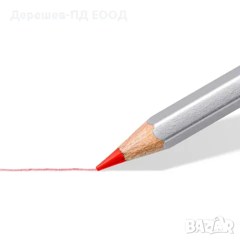 Цв. моливи Staedtler Karat, 60 бр в метална кутия, снимка 6 - Ученически пособия, канцеларски материали - 46818771