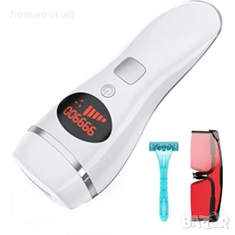 ПРОМОЦИЯ IPL епилатор за трайна епилация – 999 000 импулса HAIR REMOVAL IPL-D19 (X0011CR7JL), снимка 6 - Друга електроника - 51652640