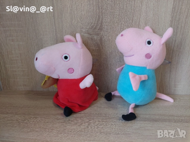 Плюшени играчки Пепа и Джордж, снимка 2 - Плюшени играчки - 51856358