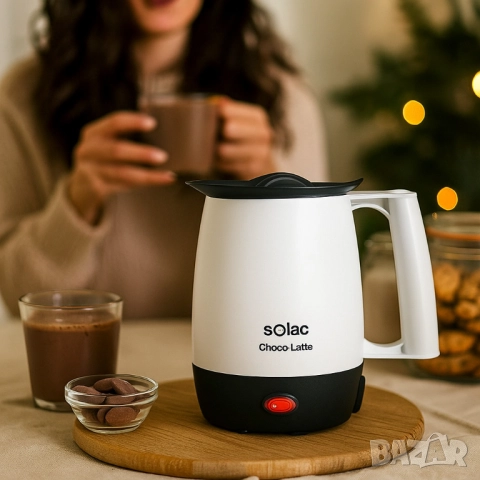 Уред за затопляне на мляко и правене на горещ шоколад Solac Choco-Latte, снимка 10 - Друга електроника - 51897048