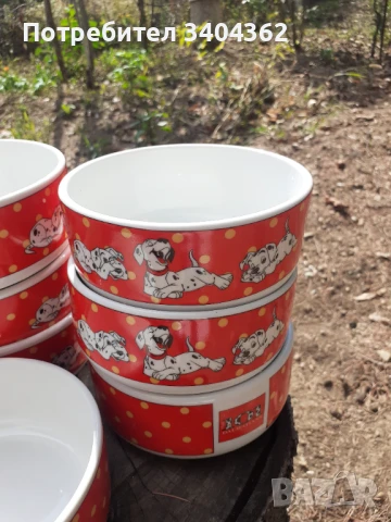 Детски български порцелан порцелан купички далматинци, снимка 3 - Антикварни и старинни предмети - 51054527