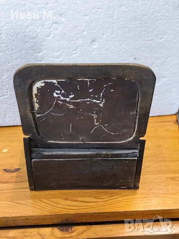 Винтидж дървена тоалетка, снимка 5 - Антикварни и старинни предмети - 52174946