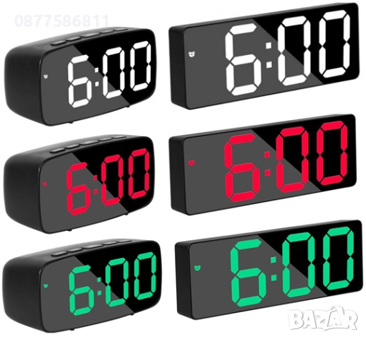 НОВИ СВЕТЕЩИ ЧАСОВНИЦИ.ПОСТОЯННО СВЕТЕЩ LED ЧАСОВНИK НА ТОК, ТЕРМОМЕТЪР БУДИЛНИК SVETESHT CHASOVNIK+, снимка 2 - Други - 51633367