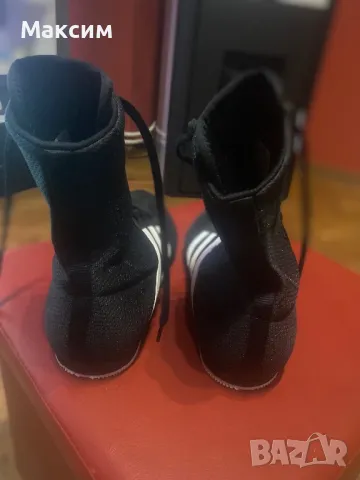 Боксови обувки Adidas Box Hog black, снимка 3 - Бокс - 47346622