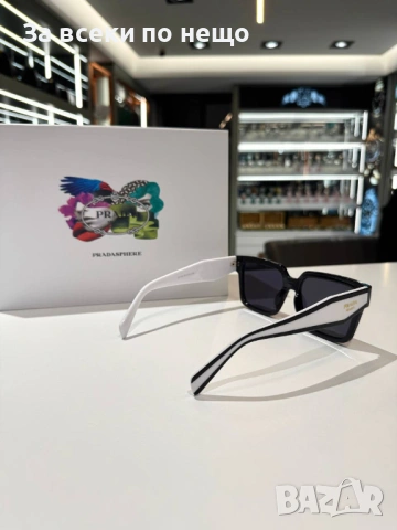 Prada Слънчеви Очила С UV400 Защита😎С ПОДАРЪК🎁Калъф - Налични Различни Цветове Код SK716, снимка 2 - Слънчеви и диоптрични очила - 53146402