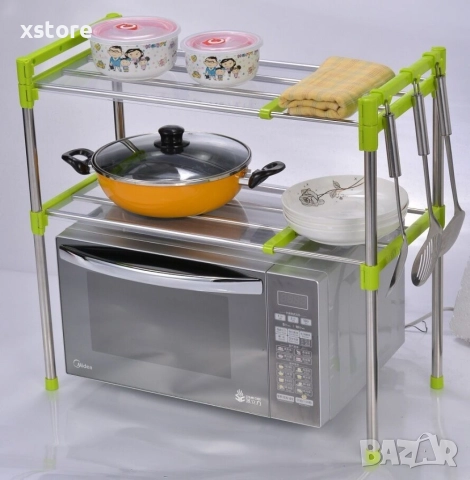 Етажерка за кухня с три рафта , снимка 3 - Етажерки - 52695725