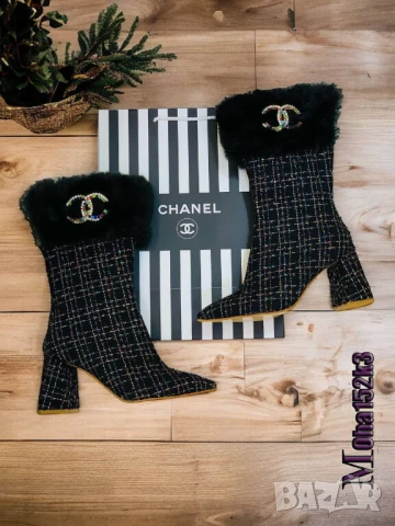 дамски боти chanel, снимка 4 - Дамски боти - 51419762
