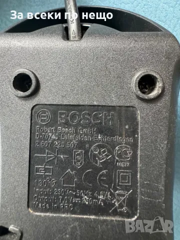 Оригинално зарядно Bosch за акумулаторна отверка 7v, снимка 7 - Други инструменти - 47158332