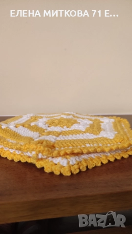 Кухненски ръкохватки ръчно плетени на една кука, снимка 6 - Аксесоари за кухня - 52325474