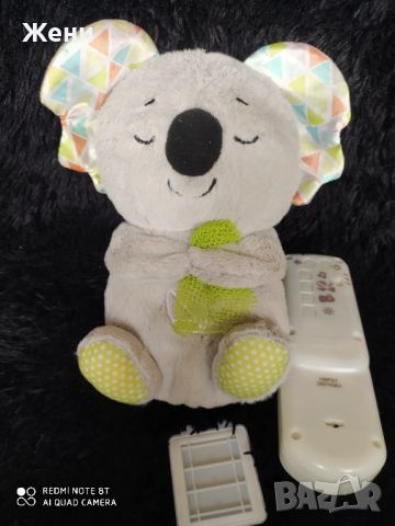 Интерактивна играчка Fisher Price - Koala Soothe 'n Snuggle Дишаща коала, снимка 6 - Музикални играчки - 45716193