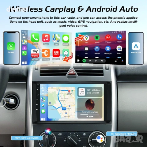 2+64G Android автомобилно радио за Mercedes Benz W906 W169 W245 W639, снимка 4 - Аксесоари и консумативи - 53415630