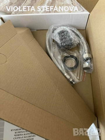 Смесител за кухня от сив гранит, снимка 4 - Други - 51458200