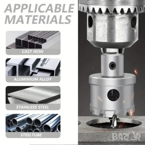 🛠️ ПРОФЕСИОНАЛНИ СВРЕДЛА С ТИТАНИЕВО ПОКРИТИЕ– СУПЕР НАМАЛЕНИЕ! 🔧, снимка 4 - Куфари с инструменти - 50031869