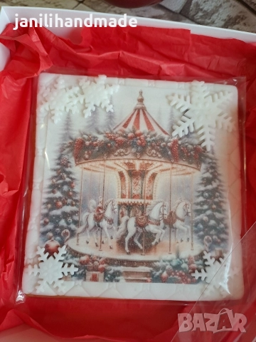 Медени картички, Коледни, снимка 4 - Коледни подаръци - 52685367