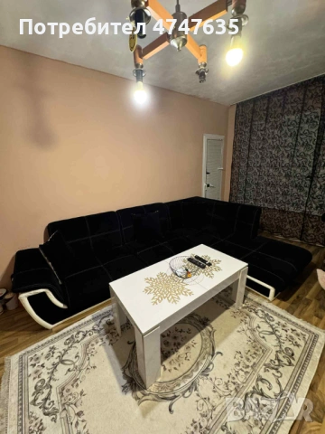 Черен ъглов диван, снимка 5 - Дивани и мека мебел - 53609357