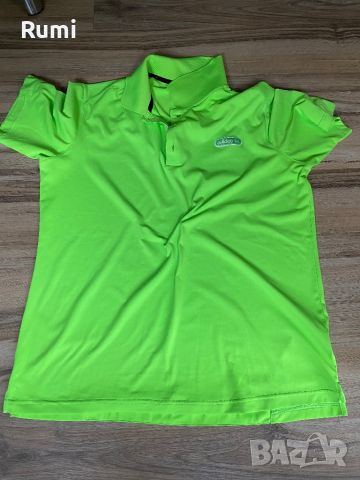 Оригинална електрикаво-зелена мъжка тениска Adidas ! XL 