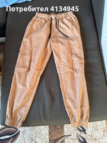 Кафяви карго панталони, снимка 1 - Панталони - 46265012