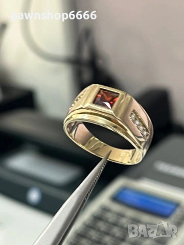Златен пръстен 14 карата 6,14 грама , снимка 4 - Пръстени - 53589374