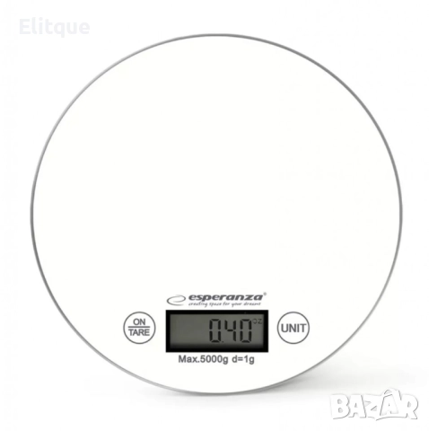 Кухненска везна Esperanza EKS003W,5кг, снимка 4 - Други стоки за дома - 52787179