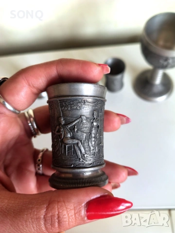 Лот Колекционерски Калаени Чаши, снимка 6 - Колекции - 53732032