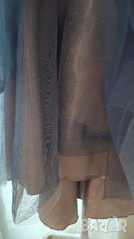 Синя рокля цвят деним размер S, снимка 6 - Рокли - 51711125