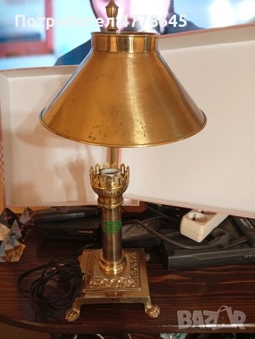 ретро месингова лампа 