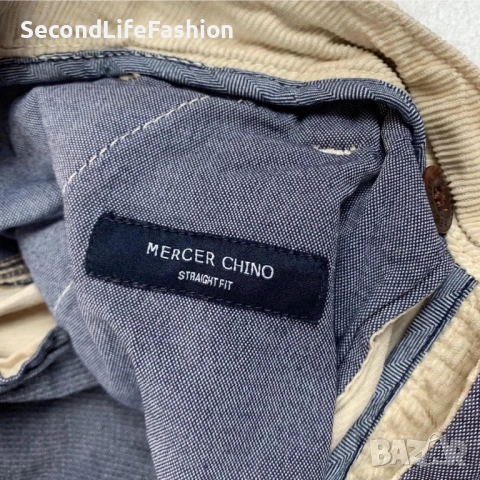 Мъжки винтидж панталон Tommy Hilfiger Mercer джинсови  размер 36/34 бежов, снимка 3 - Панталони - 53118901