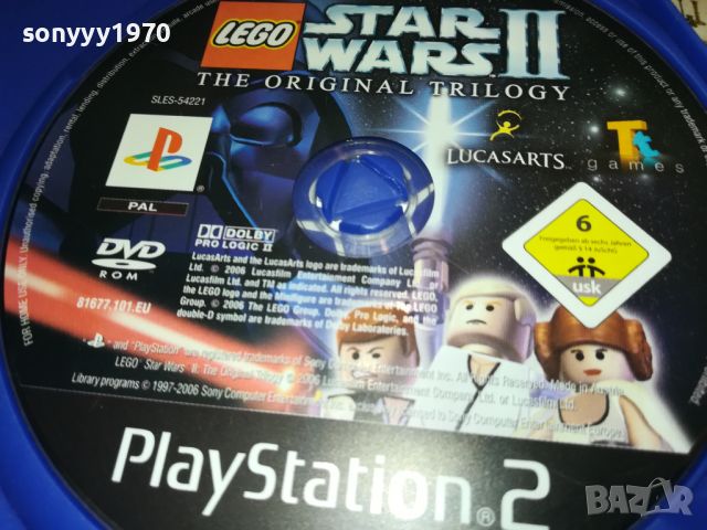 STAR WARS II LEGO PS2 GAME 1007241534, снимка 6 - Игри за PlayStation - 46537502