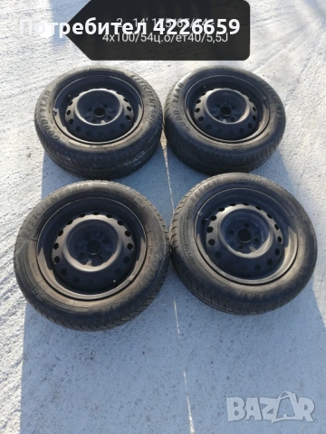 Железни джанти 14' 4х100 , снимка 2 - Гуми и джанти - 52518978