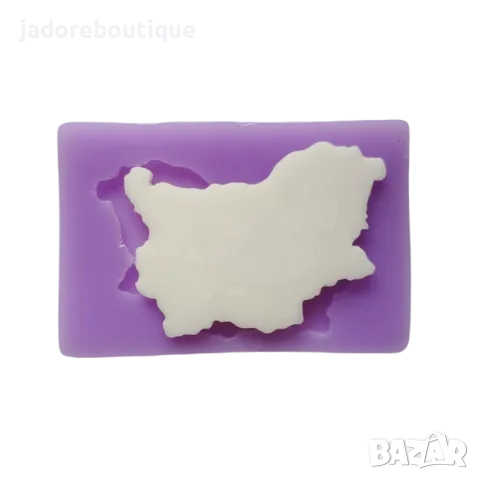Силиконов молд Карта на България, снимка 1