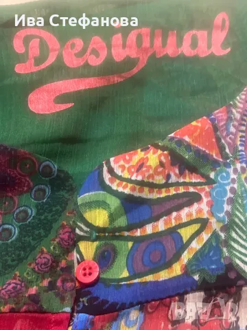 Нова елегантна оригинална блуза тип риза Desigual Десигуал, снимка 3 - Туники - 49146037