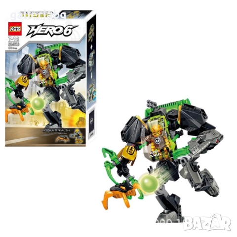 Конструктор Hero Factory 6 Rocka Stealth – 90 части робот фигура, снимка 2 - Конструктори - 51691490